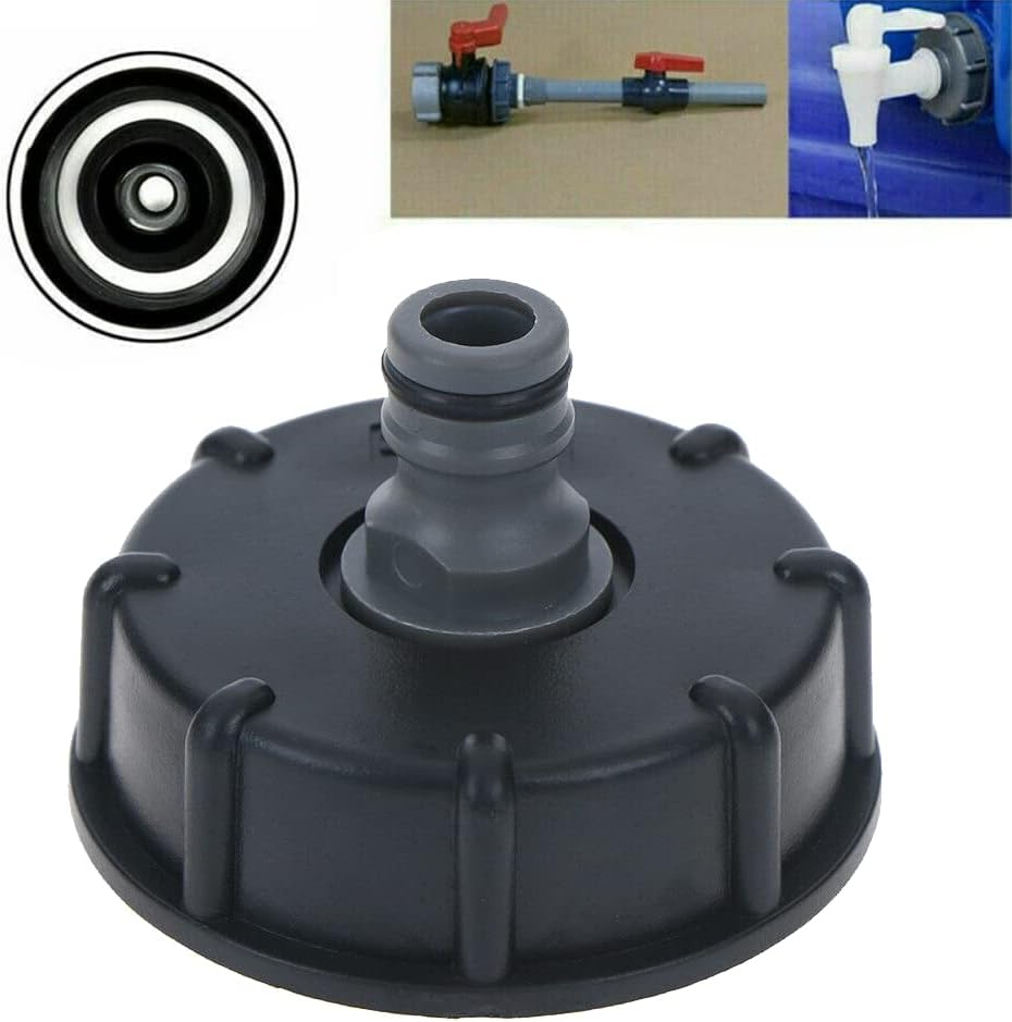 IBC Adapter Reducer Connector Hose Lock Water Pipe Tap Fitting Butt Storage Tank image number 4