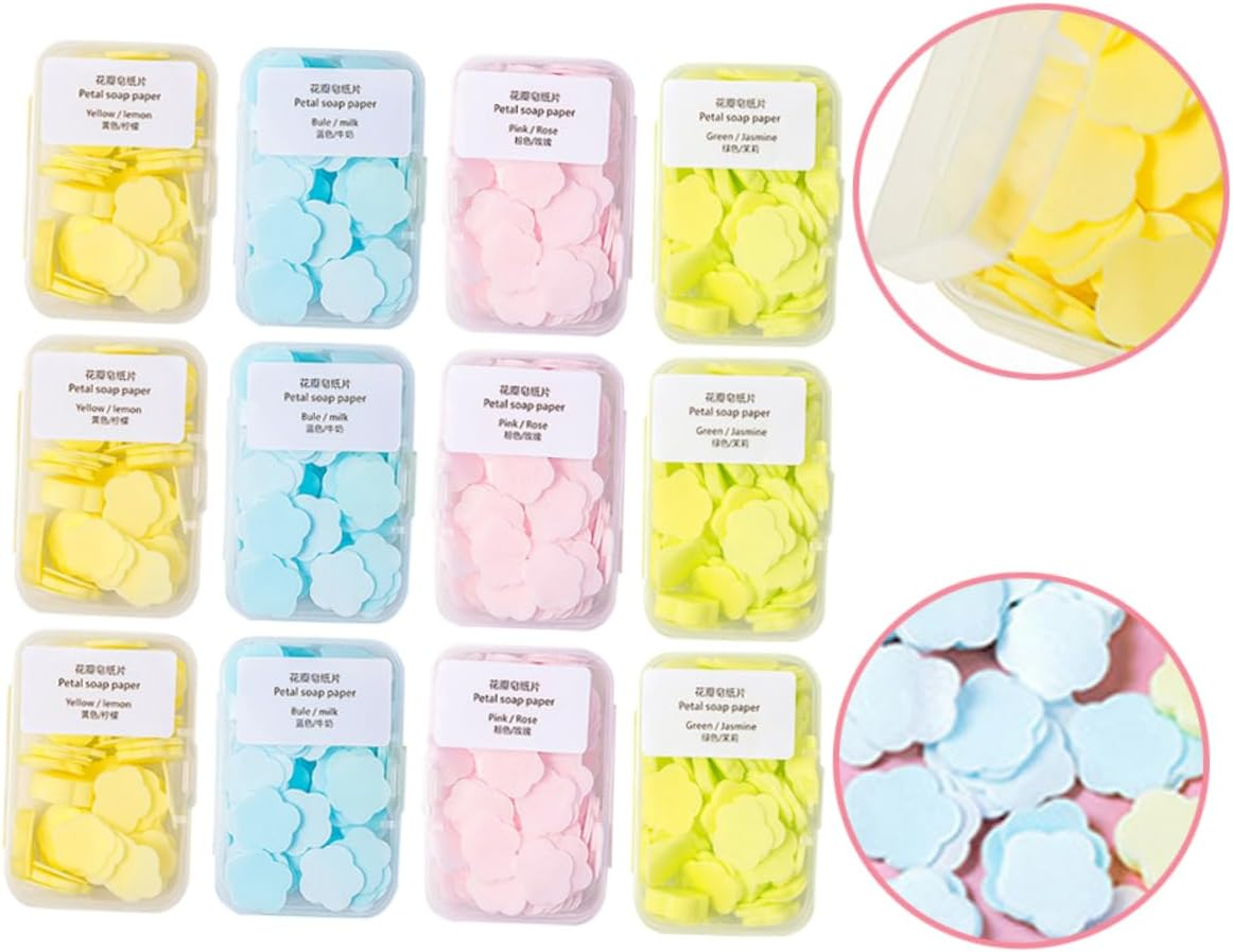 Ifundom Soap Flakes Portable Hand Soap Slices for Travel Camping and Outdoor Activities Convenient Travel Toiletries For image number 6