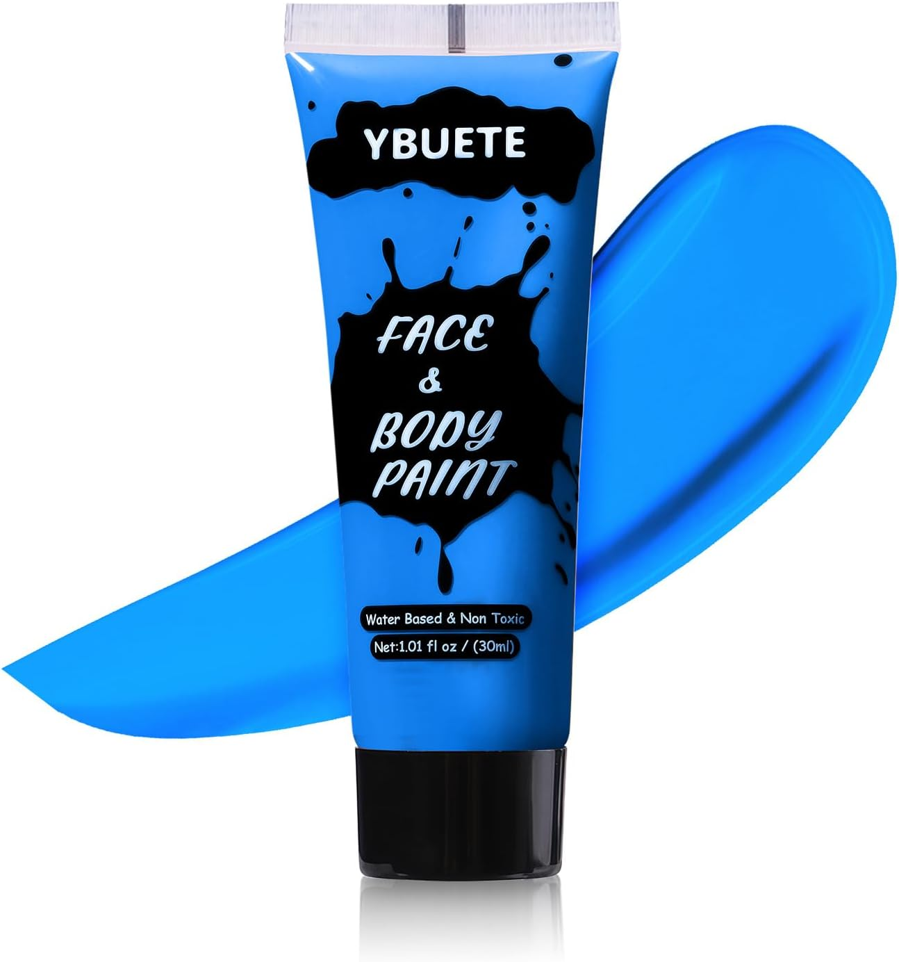 YBUETE Orange Face Body Paint Set, Professional Paint Set for Halloween Cosplay Costume Party, Full-Coverage Multi-Color Cream Makeup Blendable Set for Adults Halloween Cosplay SFX Makeup Paint