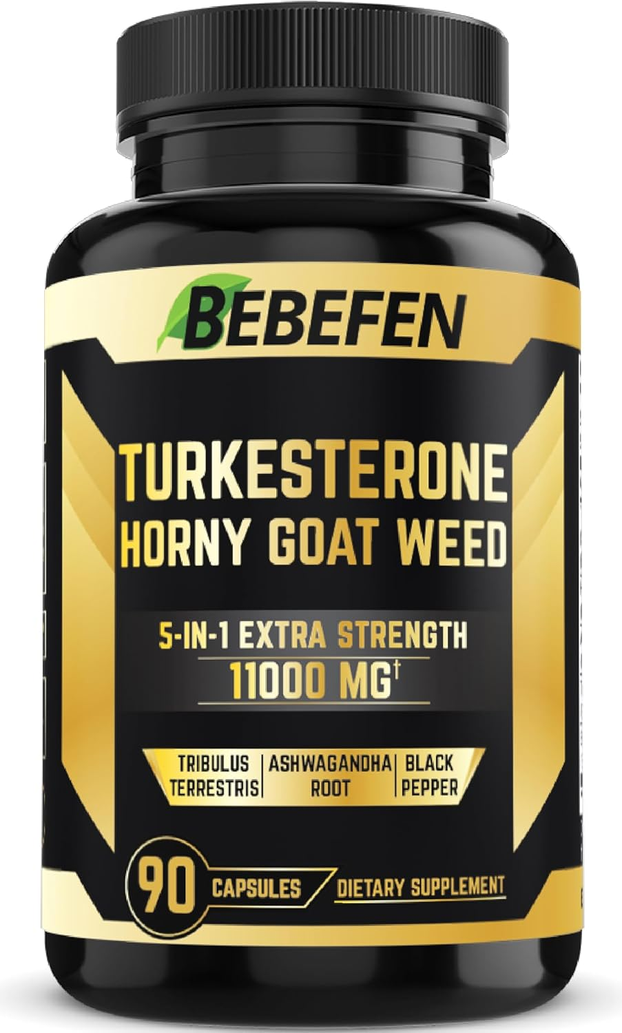 Turkesterone Capsules 11000Mg - [10% Turkesterone] - Horny Goat Weed, Ashwagandha - 90 Capsules image number 5