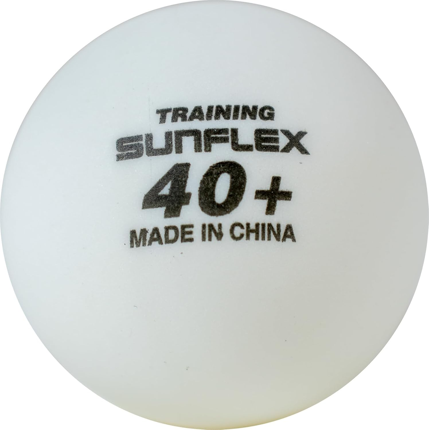 Training 40+ Table Tennis Balls (Pack of 6), White, Plastic Table Tennis Balls for Multi-Ball Training & Serving Practice image number 1