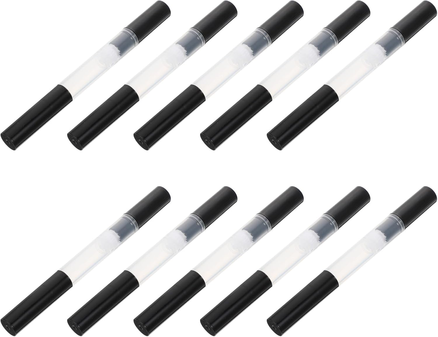BCOATH 10Pcs Empty Nail Oil Pens 3Ml Twist Lip Gloss Containers Makeup Liquids Applicators for Nail Salon and DIY Beauty Use image number 4