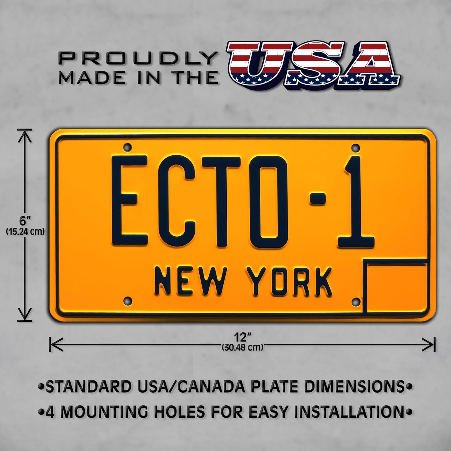 Ghostbusters | ECTO-1 | Metal Stamped License Plate image number 3