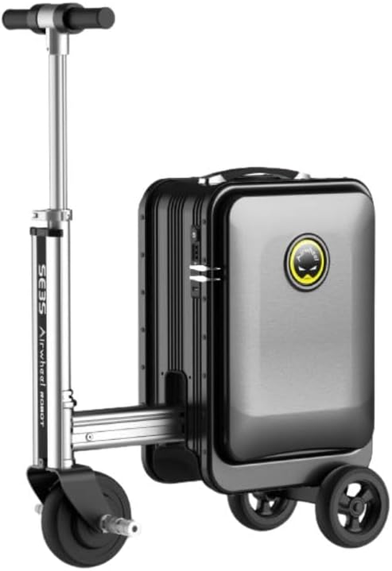 Airwheel SE3S Electric Scooter Suitcase - Black | 20L Innovative Travel Luggage, Motorized Electric Luggage Scooter for Effortless Travel with Removable Battery (Official Dealer in Australia) image number 1