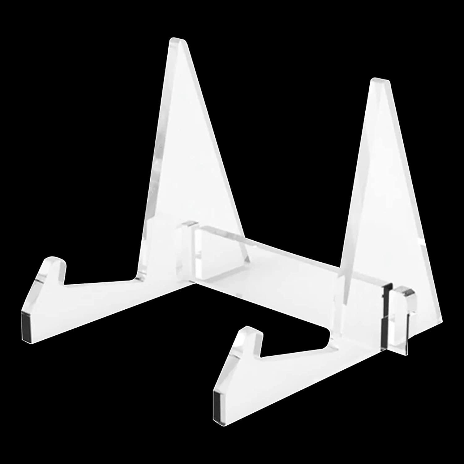 Tunghey Vinyl Record Holder Acrylic Record Display Stand Portable Book Display Stand image number 2