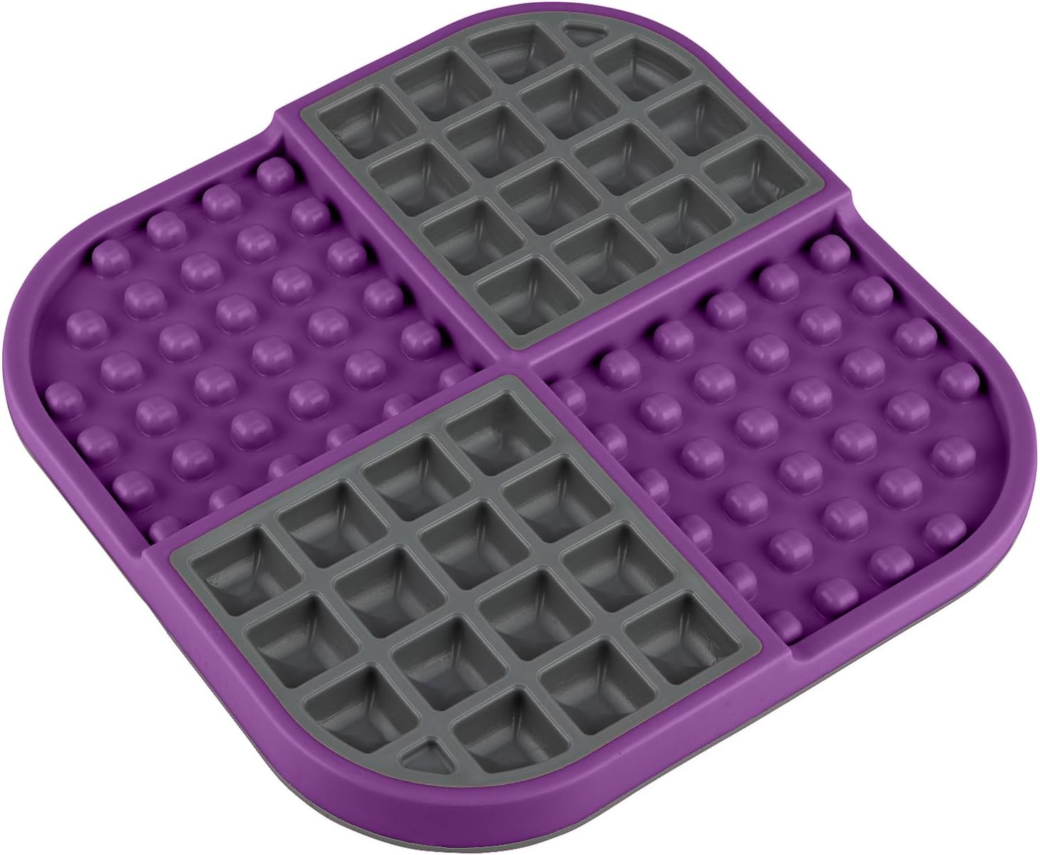 Lickimat Slomo, Original Dog Slow Feeder, Licking Mat and Alternative to Puzzle Feeder. Great Boredom Buster for Dogs (Purple) image number 2