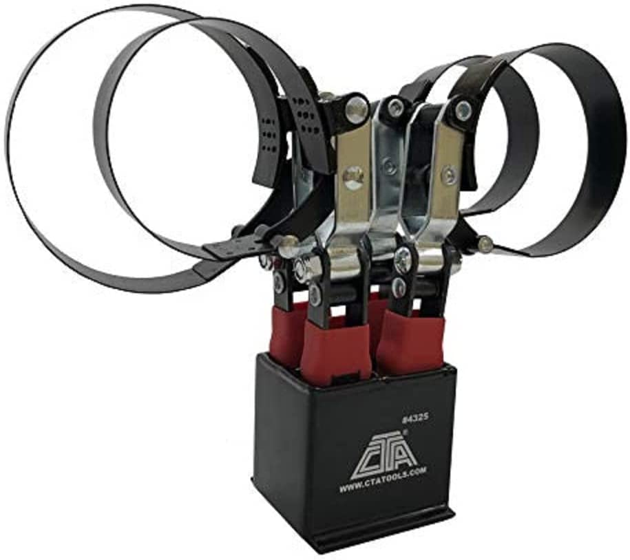 CTA Tools &ndash; 4325 Oil Filter Wrench Set with Stand &ndash; Passenger Vehicle Applications (4-Piece)