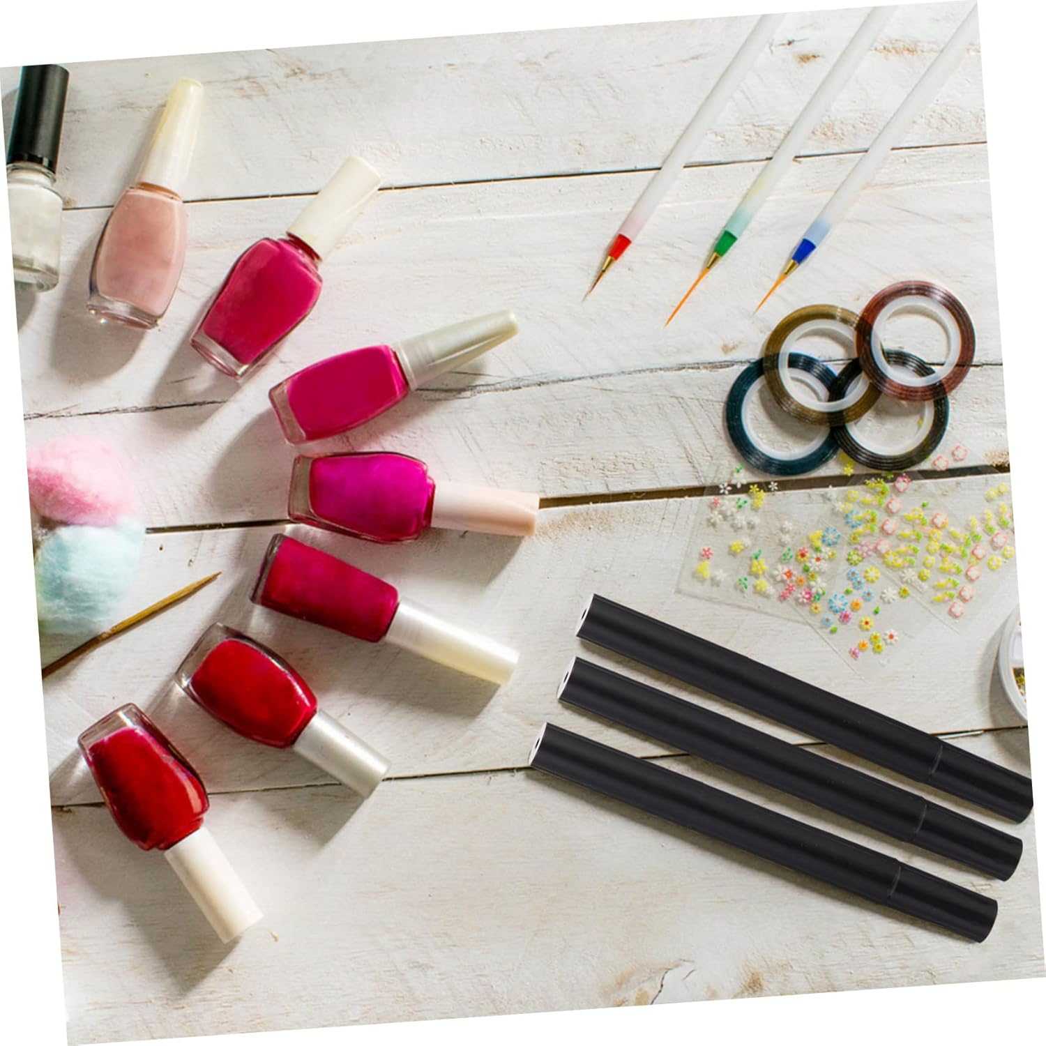 AUTSUPPL 10Pcs Empty Nail Oil Twist Pens Applicators Nail Tech Supplies Simple Tools image number 1