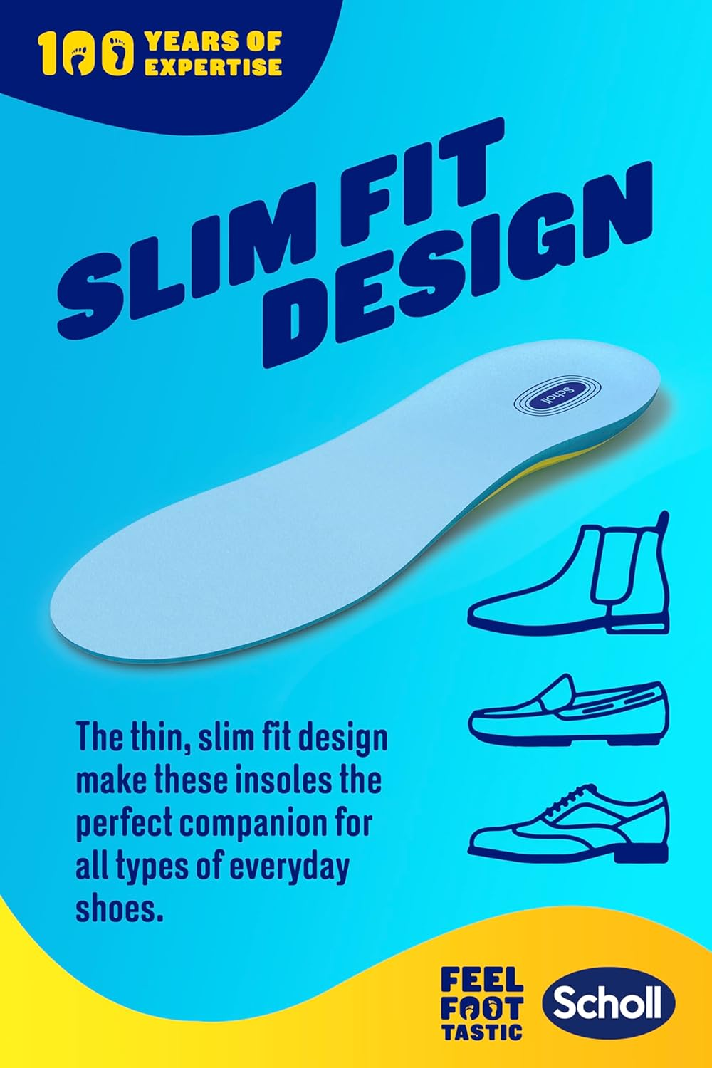 Dr. Scholl'S Run Shock Absorbing Insoles, Small &ndash; Helps Prevent Knee Pain, Shin Splints & Plantar Fasciitis Relief &ndash; Arch Support Insoles for Running & Jogging &ndash; 1 Pair