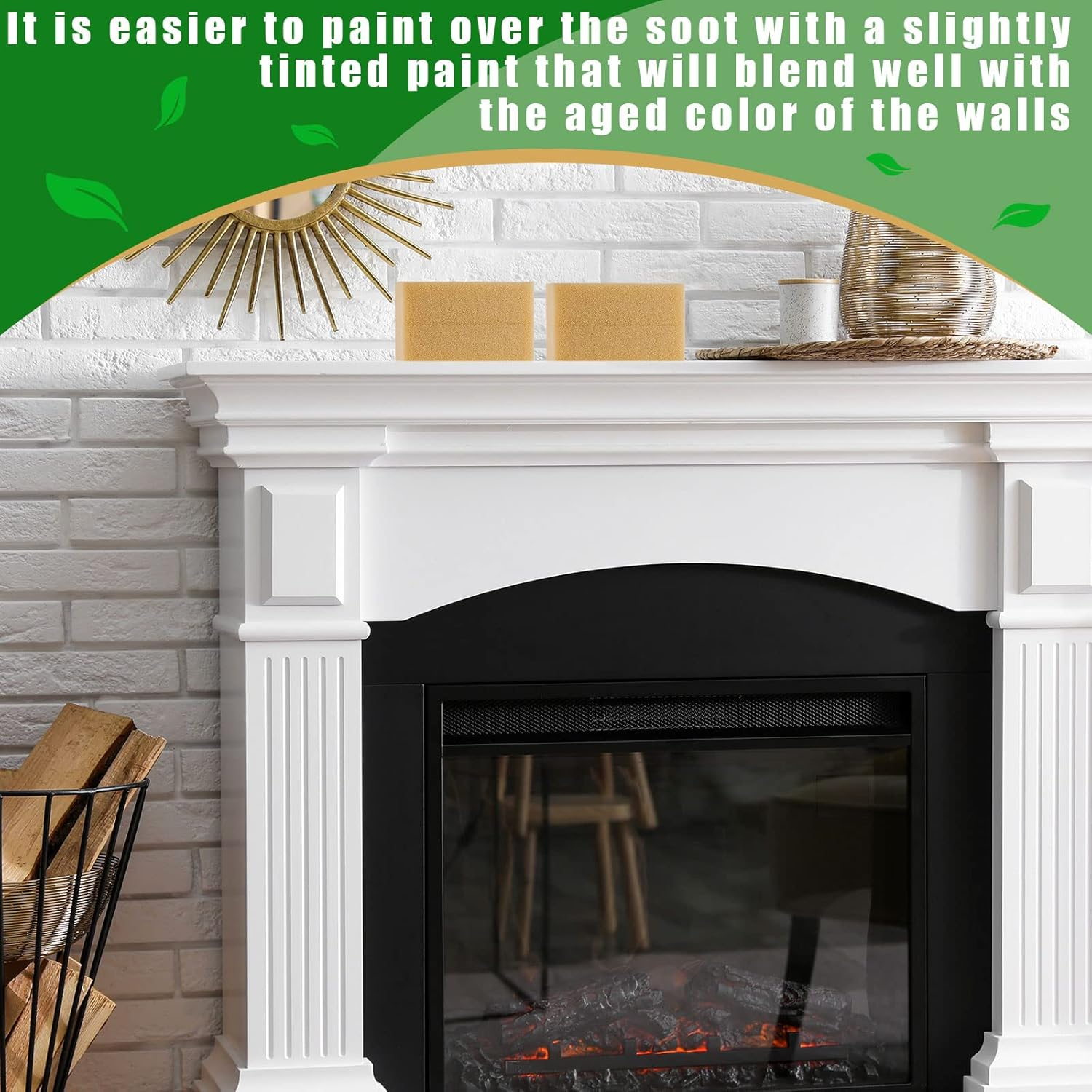 Tessco for You 9 Pcs Reusable Soot Eraser Sponge for Dry Cleaning - Effective Soot Remover for Pet Hair, Dust, and Dirt on Painted Walls, Books, and Car Interiors image number 1