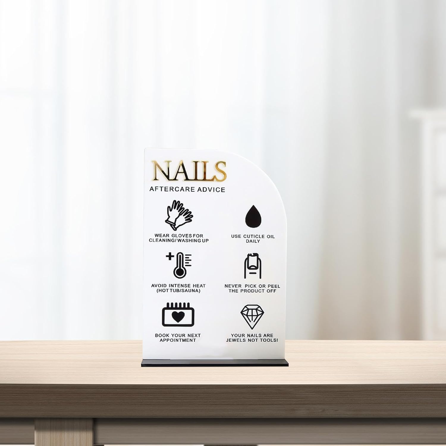 Eigell Nail Art Display Board, Manicure Showing Board, Acrylic Nail Salon DIY Nail Salon Nail Shape,Nail Tip Showing Holder, Nail Art Display Stand, Style B image number 5