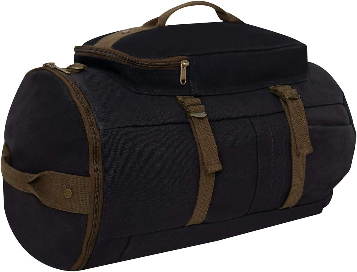 Rothco Convertible 19" Canvas Duffle/Backpack | Military Duffle Bag | Heavy Duty Canvas Bag image number 5
