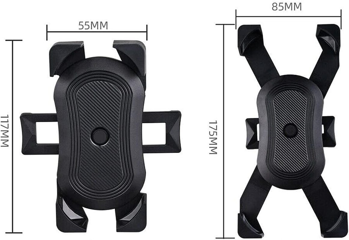 Bike Phone Holder Handlebar Mount 360&deg; Rotation for Motorcycle Bicycle MTB Pram image number 1