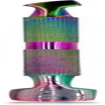 Rainbow Stainless Steel Nail Cuticle Pusher Double Ended Cuticle Remover Cleaner Manicure Pedicure Tool