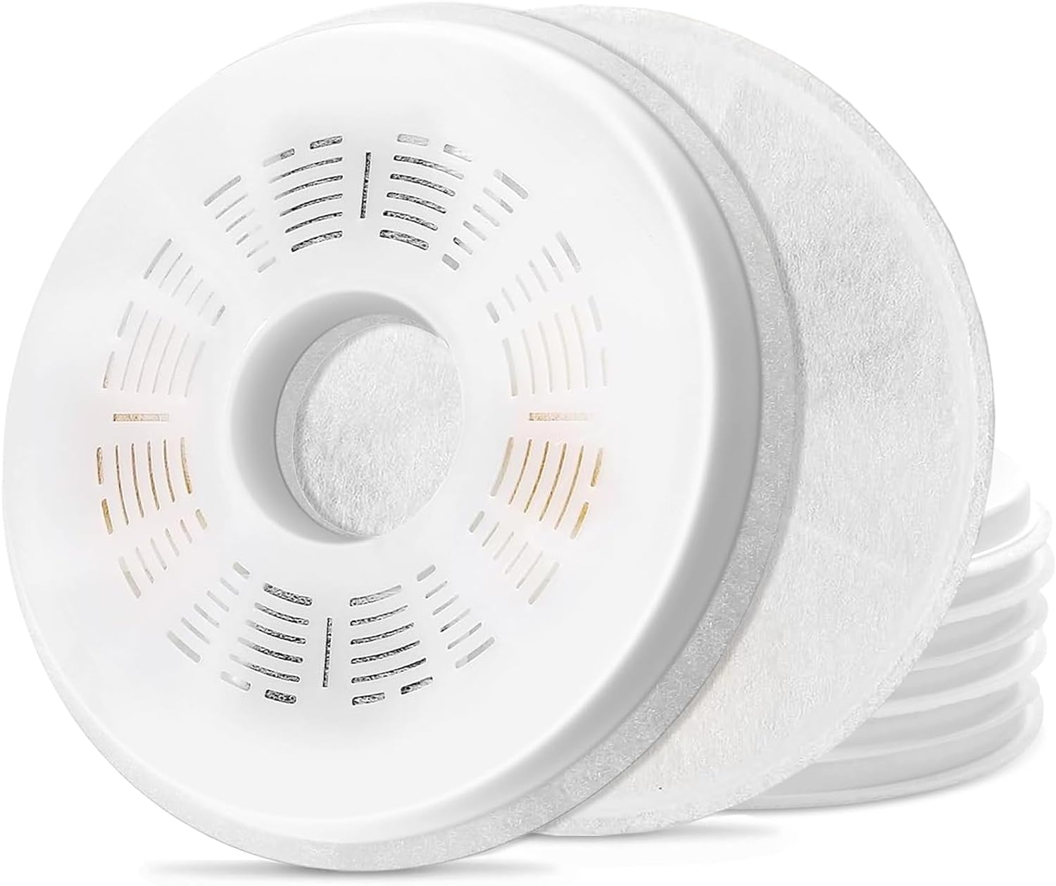 8 Packs Cat Water Fountain Filters, Hantoc Replacement Pet Water Fountain Filters Activated Carbon Filter for 3L/100Oz Cat Fountain 43742W &lrm;43747W &lrm;43725 Cat Fountain with Active Carbon image number 3