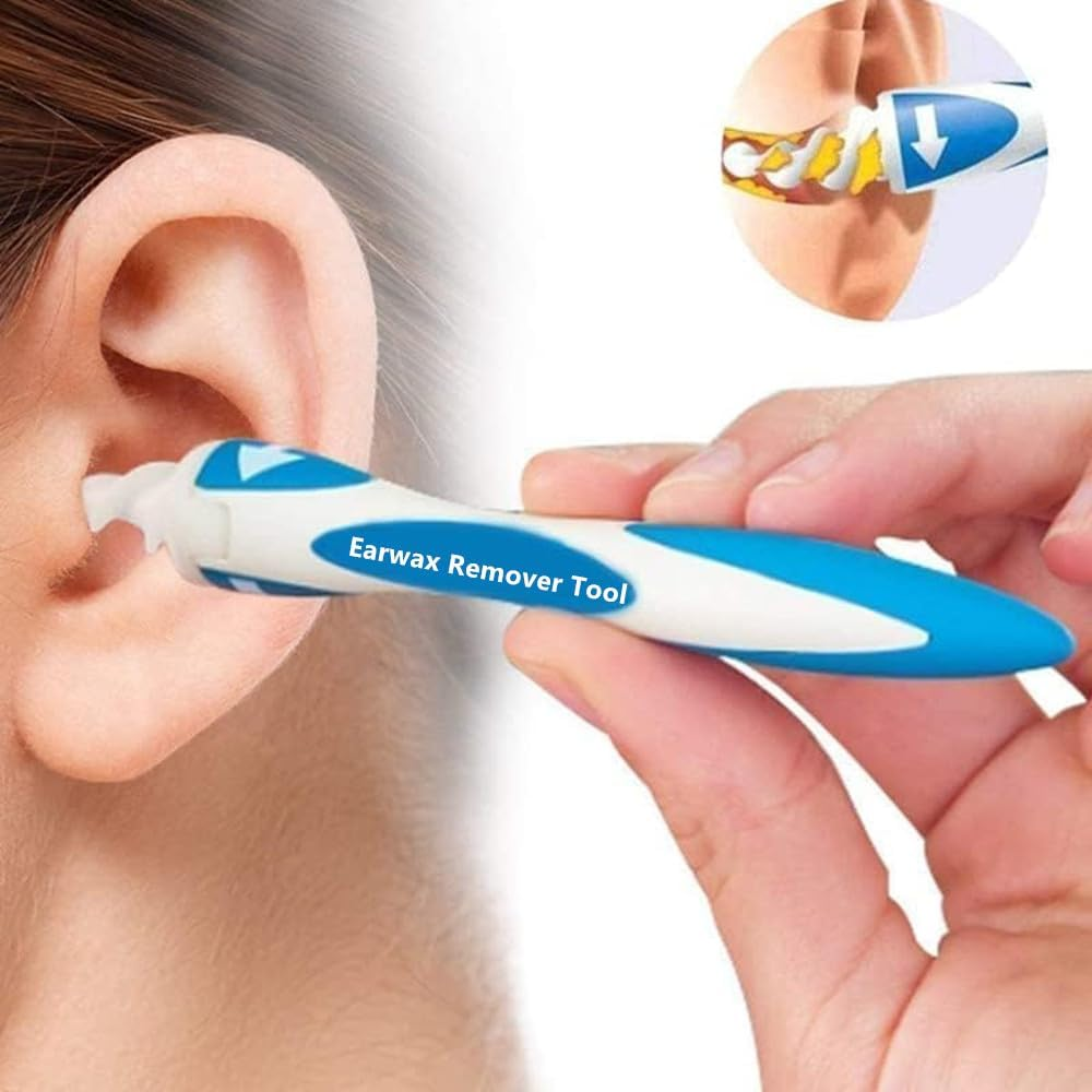 Earwax Remover Tool,Spiral Earwax Removal Tool，Reusable Earwax Removal Kit Safe Ear Cleaner with 16 Pcs Soft and Flexible Replaceme,Ear Cleaner Earwax Removal，The Best Choice for Removing Earwax image number 3