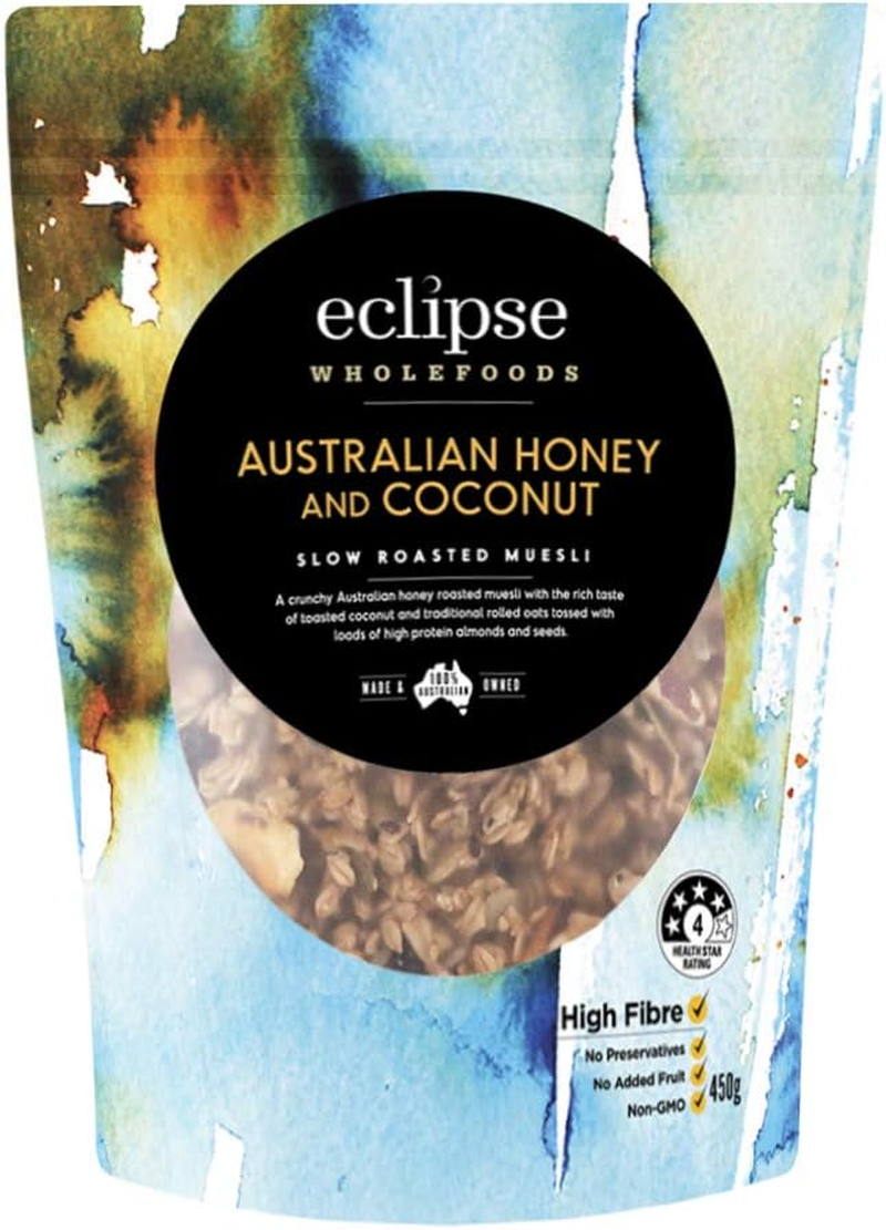 Eclipse Wholefoods Muesli - Australian Honey and Coconut 2.25Kg - Granola, Slow Roasted, Preservative Free image number 1