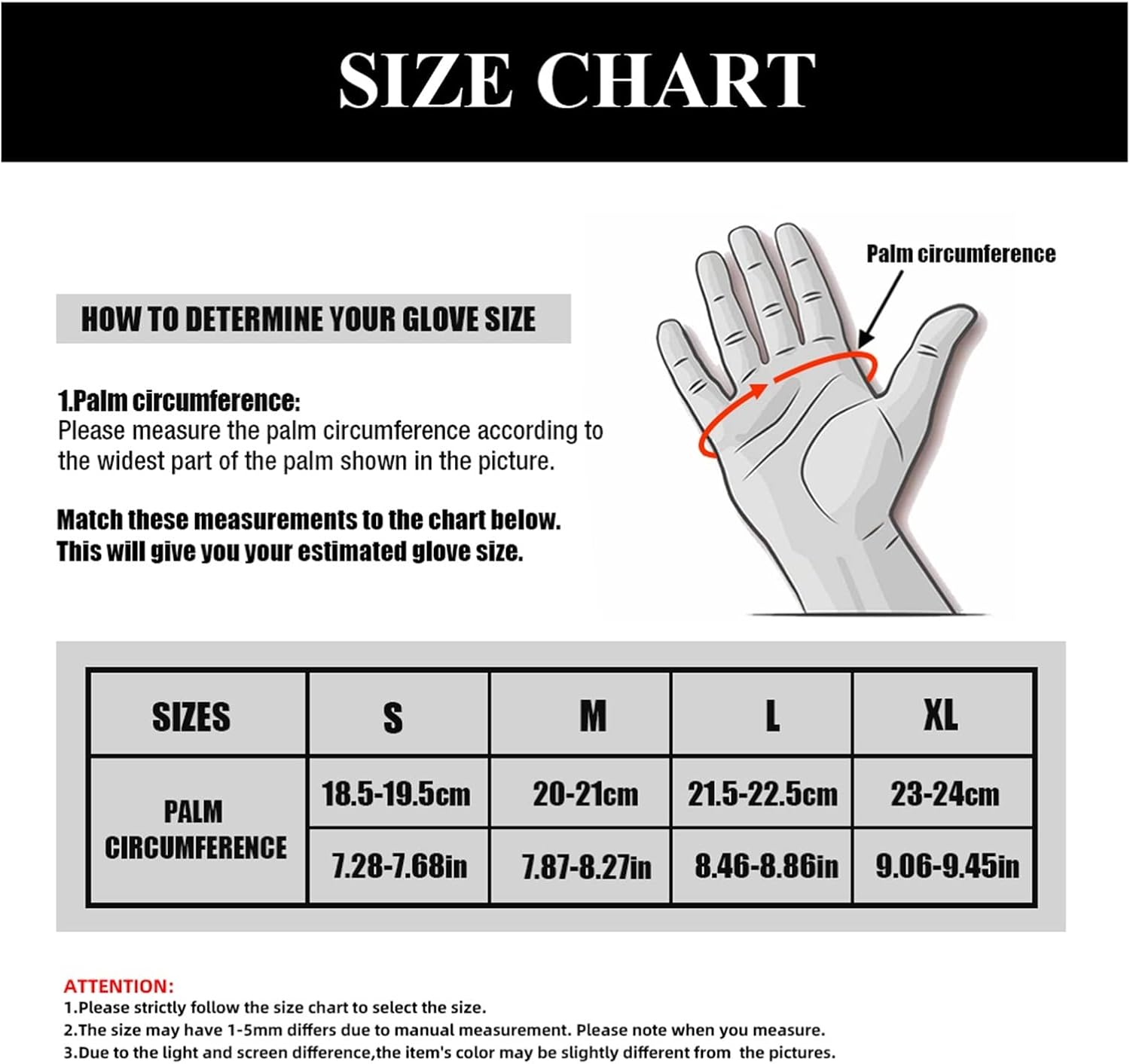 KANGYEBAIHUODIAN Black Moto Motocross Glove Men Leather Motorcycle Full Finger Gloves Cycling Bike Bicycle Riding BMX Enduro Work Mittens Summer (Color : C58, Size : L) image number 1