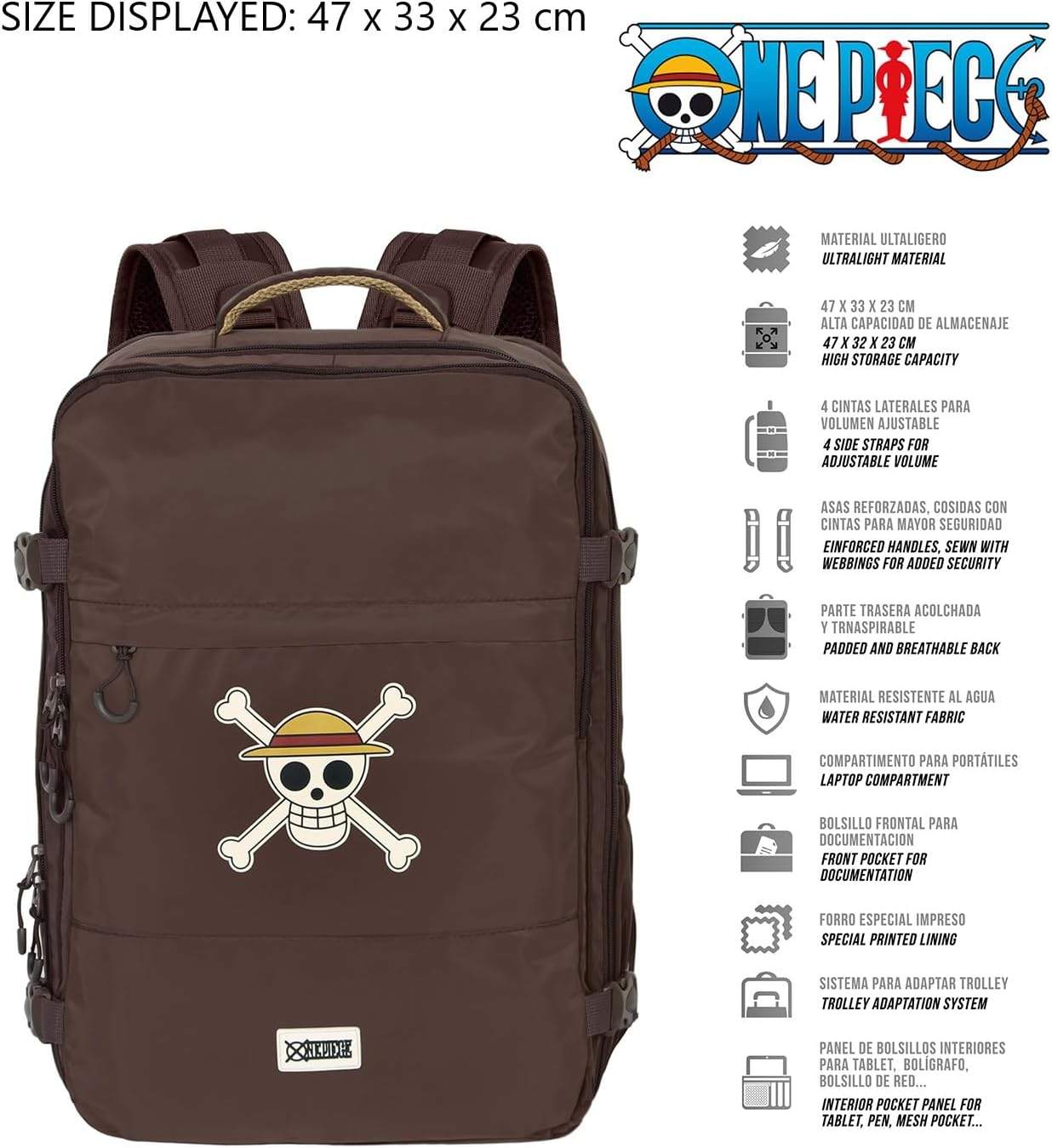 One Piece Unisex Mercury Backpack image number 3