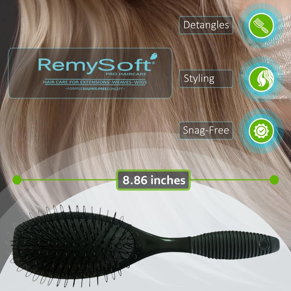 Remysoft One Twenty Three Loops - Loop Brush - Safe for Hair Extensions, Weaves and Wigs by Remysoft