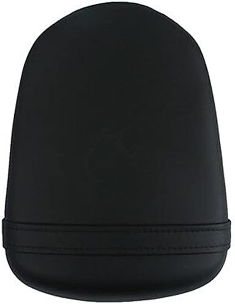 Black Motorcycles Leather Rear Pillion Passenger Seat Cushion Compatible with Suzuki GSXR GSX-R 600 750 2006 2007 image number 4