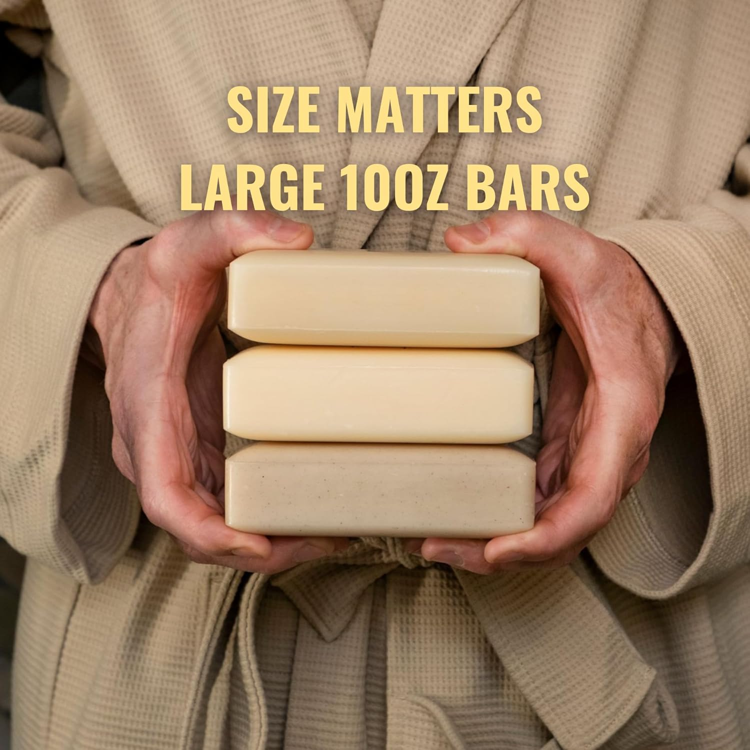 San Francisco Soap Company Exotic Musk and Sandalwood Fragrance Man Bar - Revitalizing - No Harmful Chemicals - Good for All Skin Types - Made in the USA image number 6