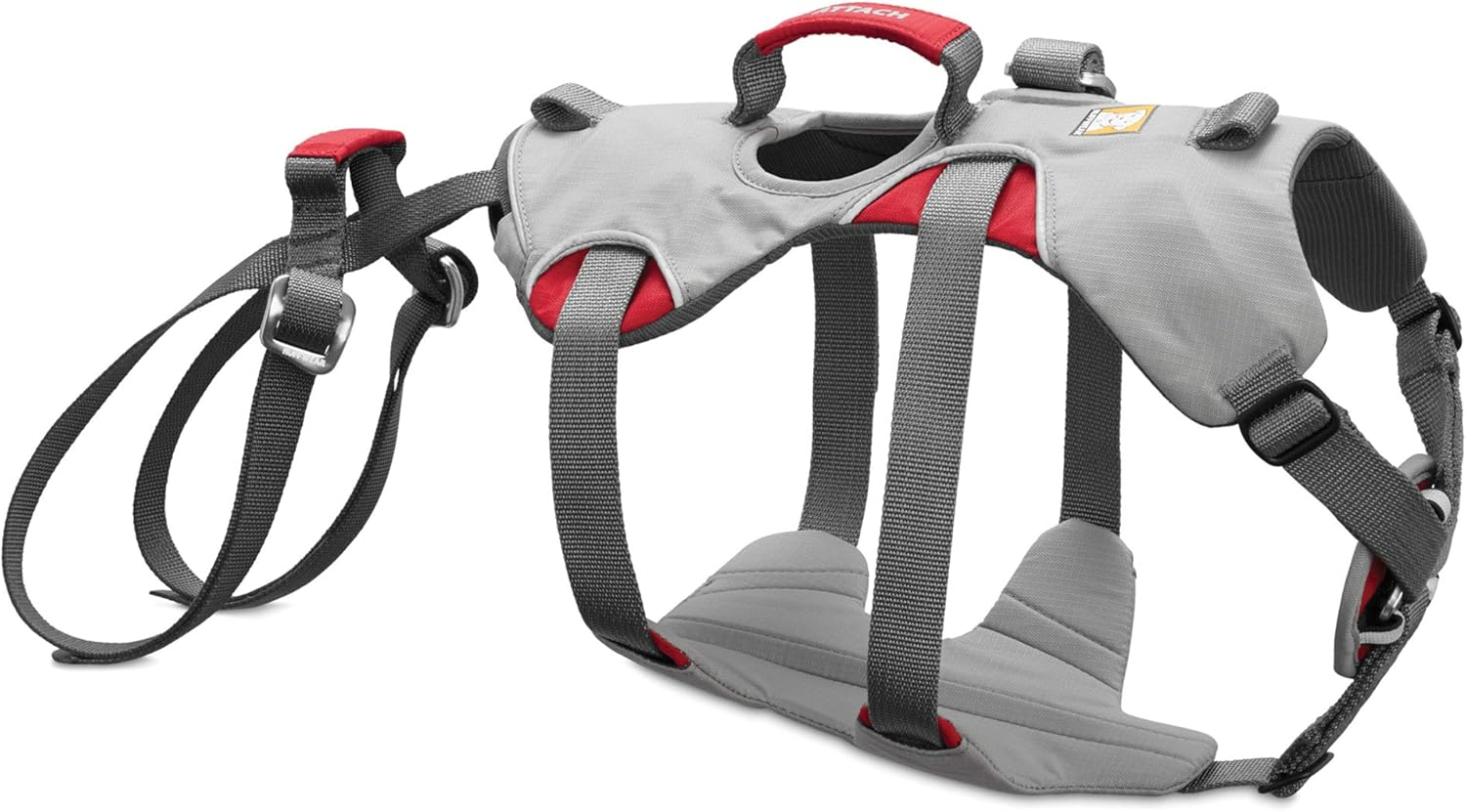 RUFFWEAR - Doubleback, Strength-Rated Belay Dog Harness, Rock Climbing & Backpacking, Strength-Rated to 2,000 Lbf/8.9 Kn, Cloudburst Gray, Medium image number 3