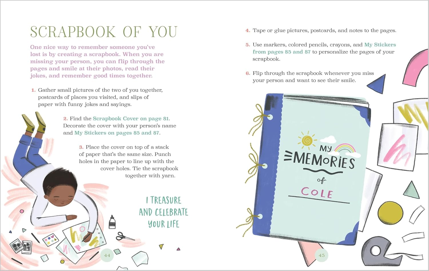 My Grief Comfort Book: Creative Activities to Help Kids Cope with Loss and Keep Memories Alive image number 1