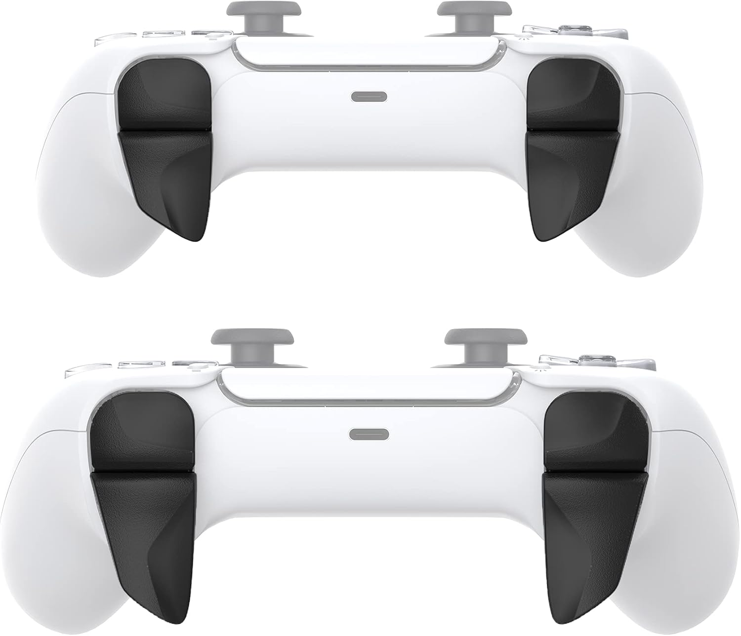 Playvital Blade 2 Pairs Shoulder Buttons Extension Triggers for Ps5 Controller, Game Improvement Adjusters for PS Portal Remote Player, Bumper Trigger Extenders for Ps5 Edge Controller - Black - Chameleon Green Purple image number 5