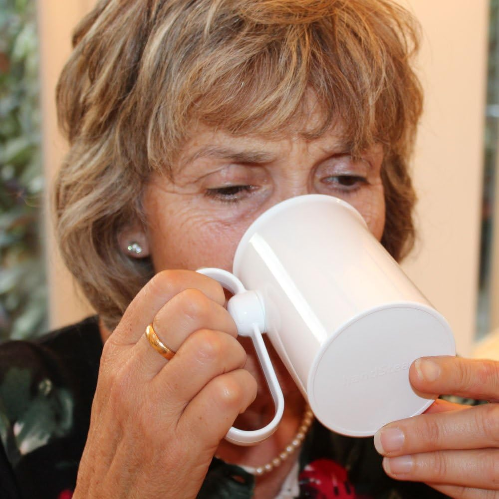 NRS Healthcare Hand Steady Mug with Easy Drinking Cup Aid (N28692) image number 1