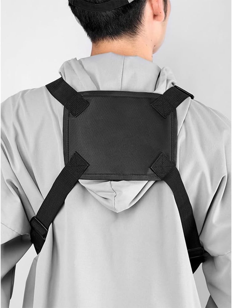 TDYU Radio Chest Harness Chest Front Pack Pouch Holster Vest Rig for Baofeng Kenwood Arcshell Motorola Two Way Radio Walkie Talkie image number 6