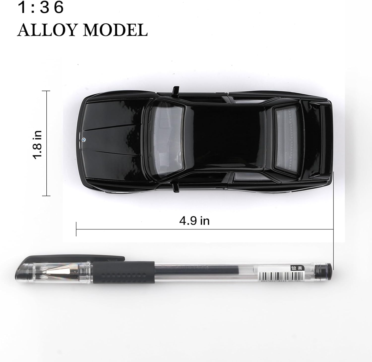 TOKAXI 1/36 Scale 1987 BMW M3 Diecast Model Cars,Pull Back Vehicles BMW Toy Cars,Cars Gifts for Boys Girls - White image number 6