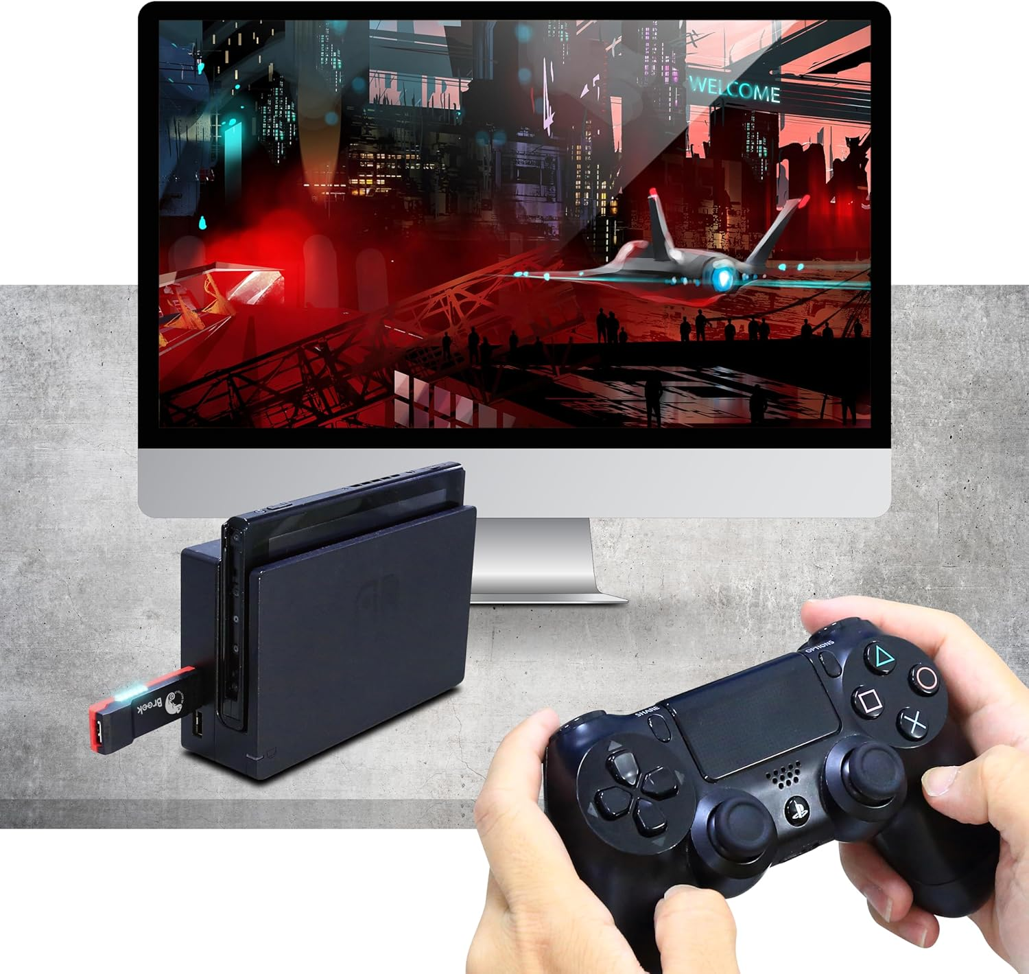 Brook Wingman NS Lite Converter- Support Xb Series X/S/One/360, PS5/PS4/PS3, Xb Elite 1/2, Switch Pro Controllers on Switch and Pc(X-Input) Gaming Console, Supports Remap, Marco, and Adjustable Turbo image number 2