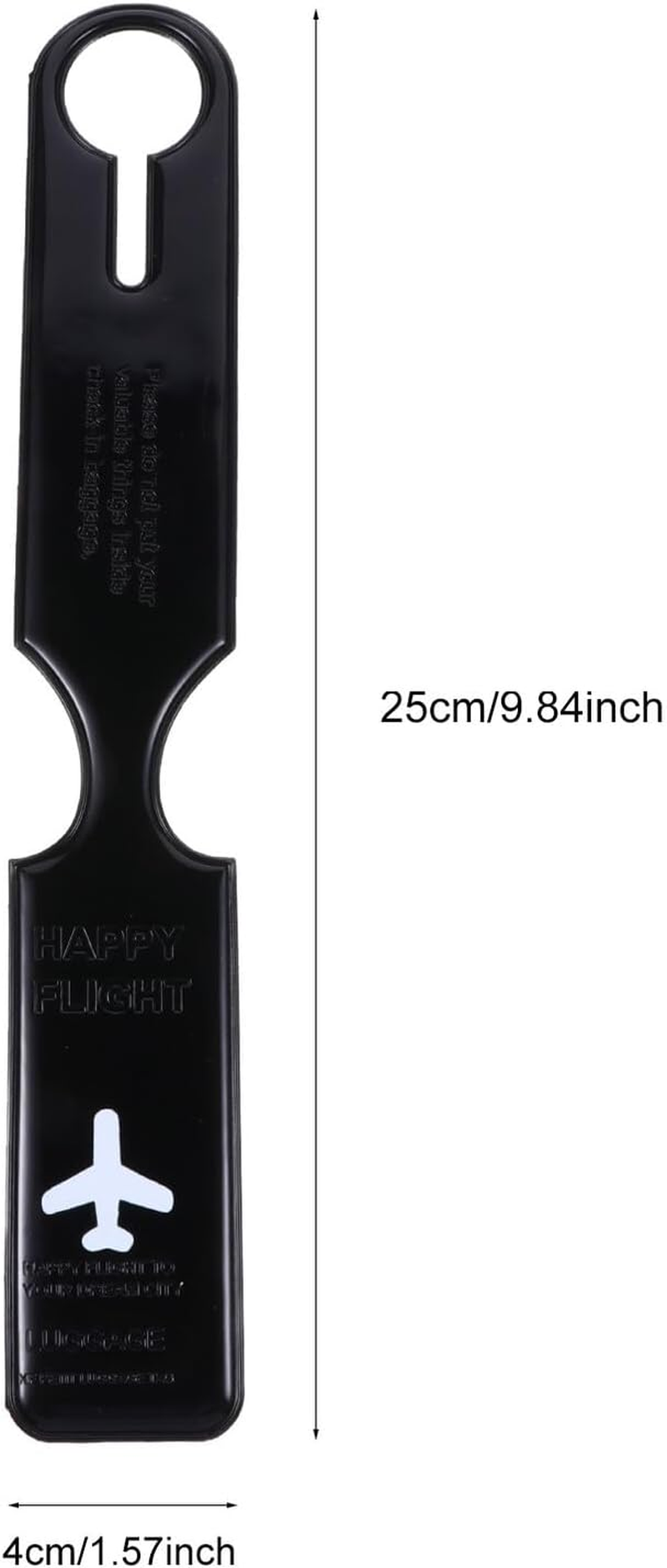 PACKOVE 3Pcs PVC Luggage Tag Travel Baggage Id Label for Backpack Luggage Identify Label image number 2