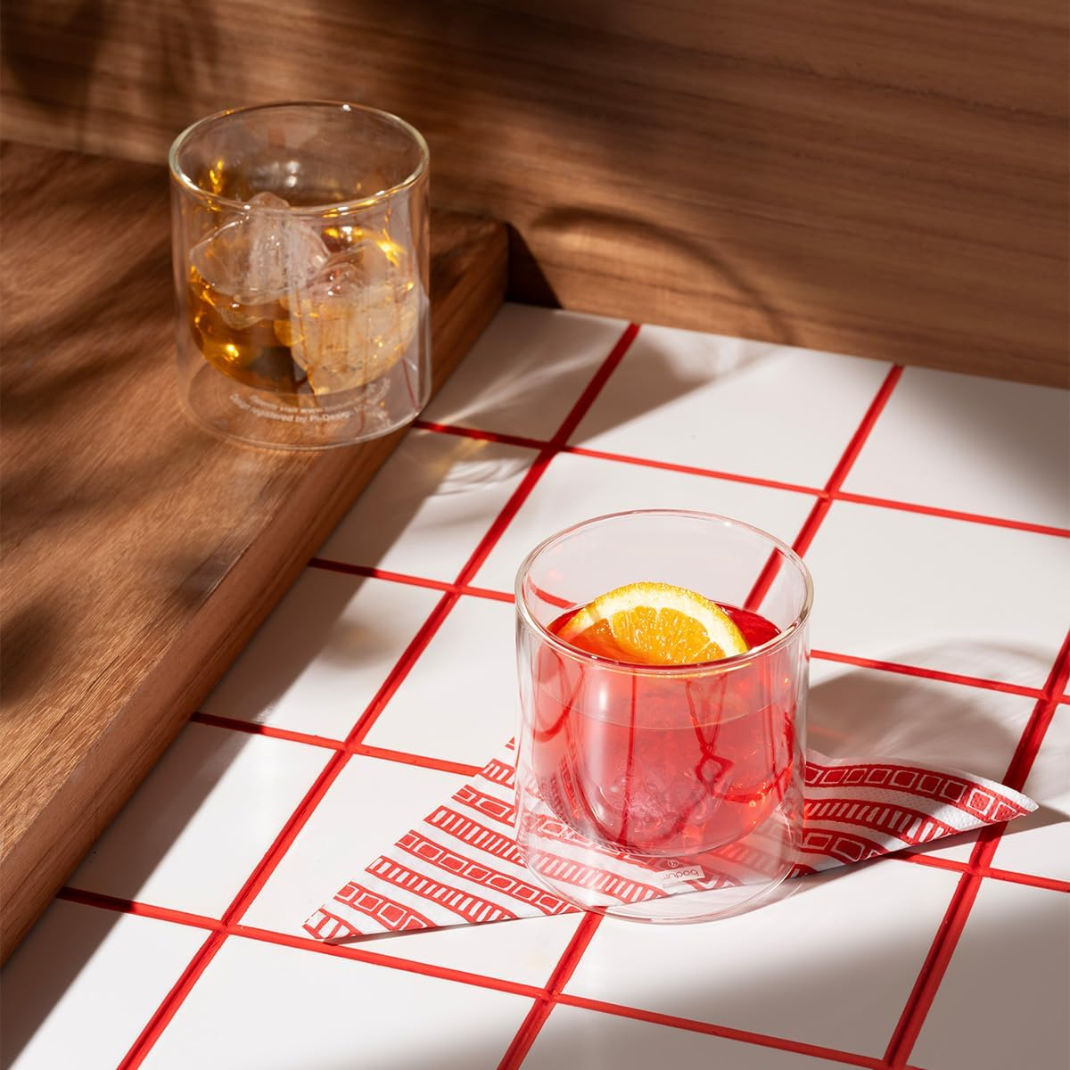 Bodum SK&Aring;L Double Wall Whiskey Glass 2 Pc. Set image number 2