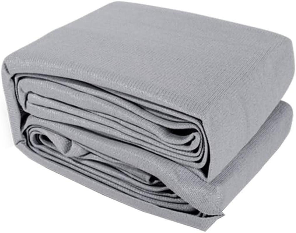 Instahut Waterproof Shade Sail Cloth Shadecloth Triangle Grey Sun Canopy 4X4X4M image number 1