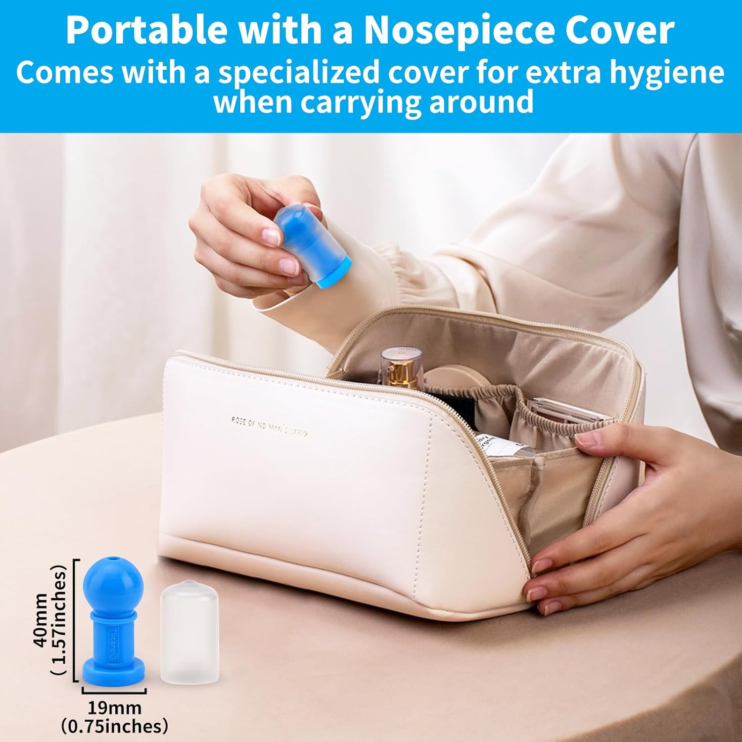 Eustachian Ear Unclogger with 10 Nasal Balloons, 3 Nose Tips & 3 Covers, Ear Pressure Relief Device for Airplane Ear Pressure Relief, Eustachian Tube Unclogger, Ear Unclogger for Tinnitus Relief image number 4