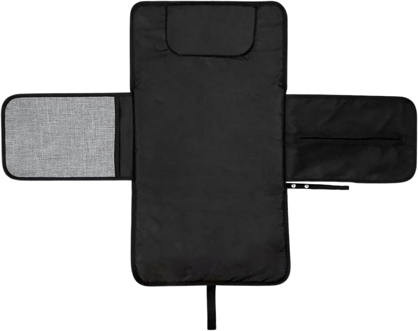 EZONEDEAL Portable Diaper Changing Pad for Baby Mat Travel Changing Mat Diaper Baby Changing Pad Waterproof Foldable Baby Changing Grey for Newborn and Toddlers Home Travel Outside image number 6