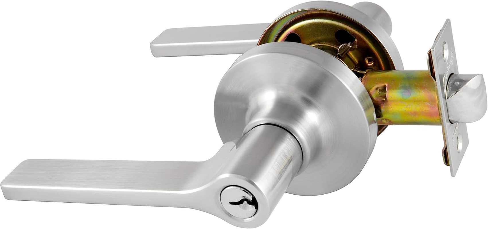 Gainsborough Tradepro Adel Entrance Lever Lock Set, Satin Chrome image number 1