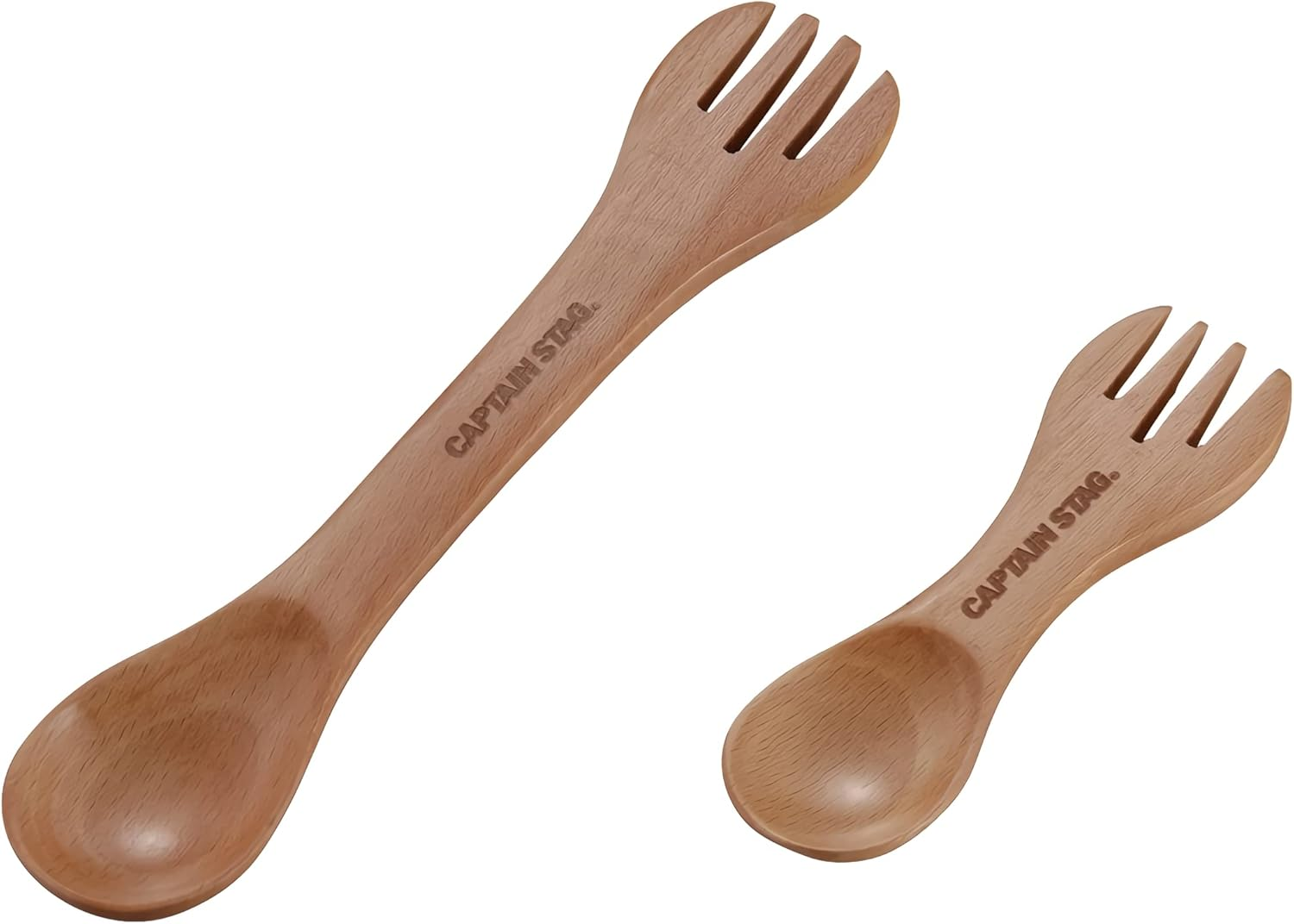 Captain Stag UP-2704 Wooden Cutlery Spoon, Soup Spoon, Wood Breath image number 5
