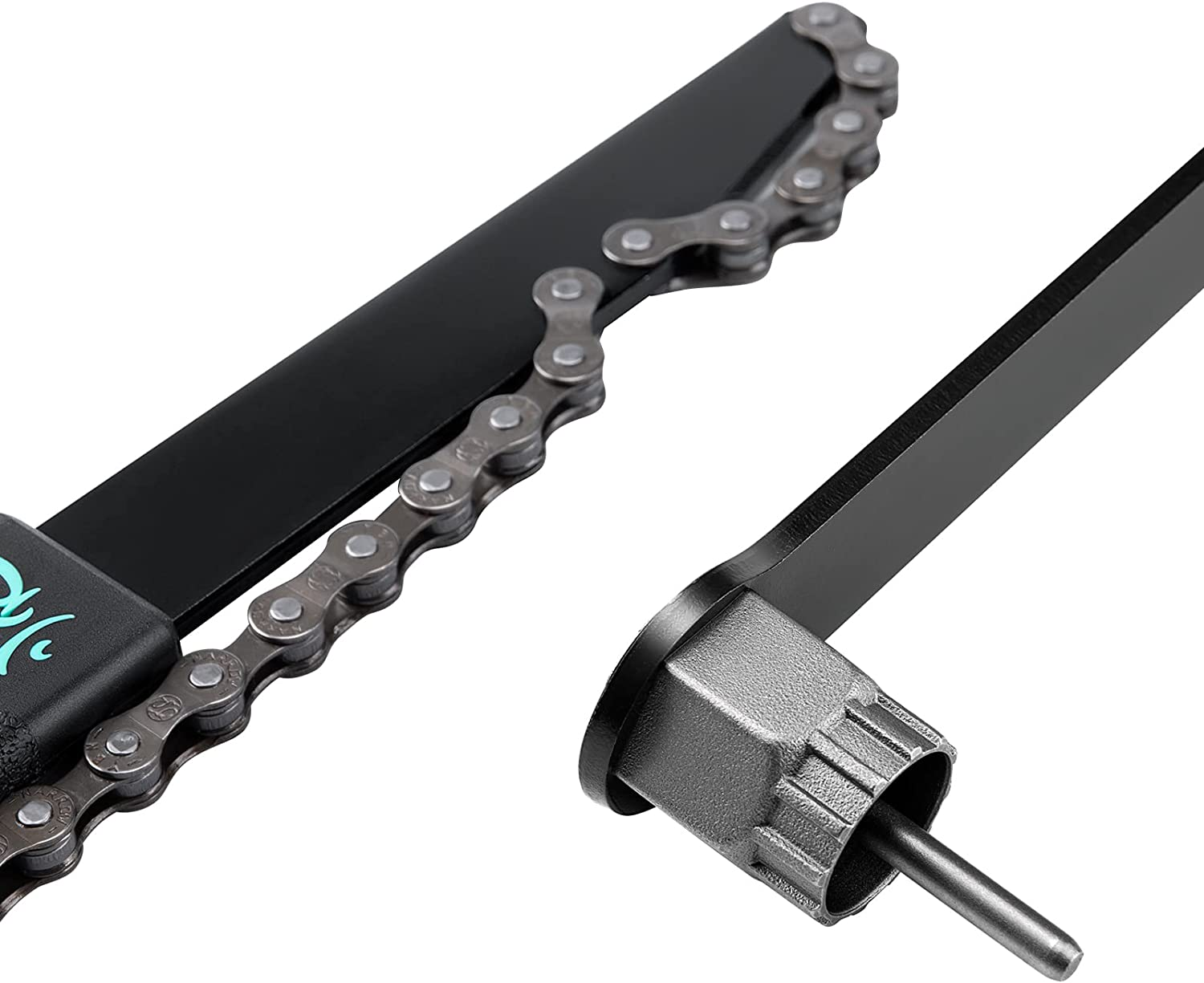 Cyclists Cassette Removal Tool Sets - Chain Whip & Lock Ring Tool for Shimano HG Cassette/Freewheel Install Removal MTB Road Bike 7 8 9 10 11 Speed image number 1