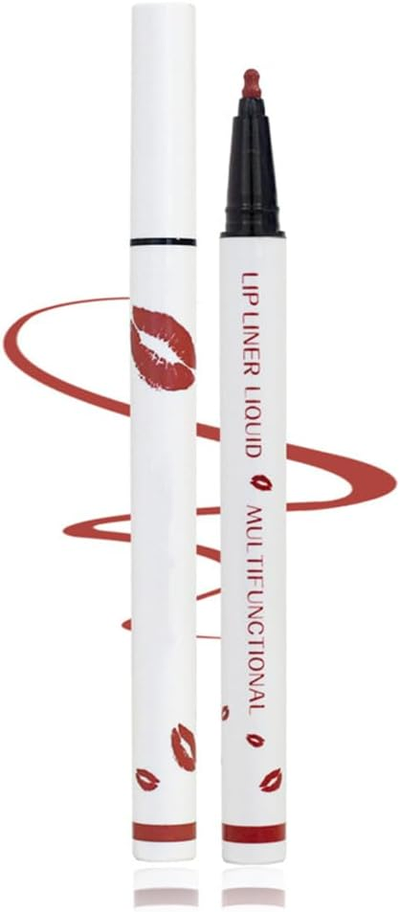 Cool Story Longwear Liquid Lip Liner, Liquid Lip Liner Pen, Matte Lip Stain Marker, Waterproof Quick-Drying Long-Lasting Matte Liquid Lipstick (01#, One Size)