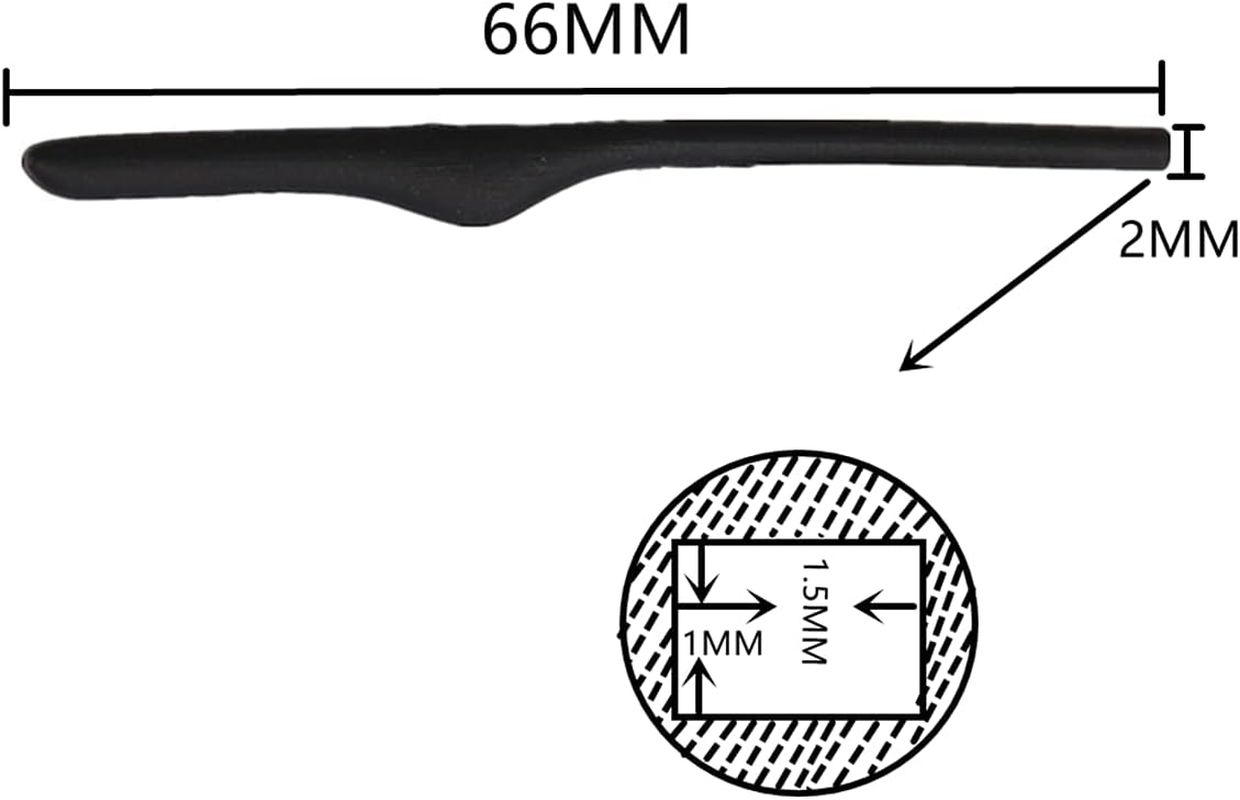 Hecheng Rubber Silicon Temple Ear Socks Replacement for Oakley OX3122 Eye Glasses Sunglasses Frames HTS002 image number 3