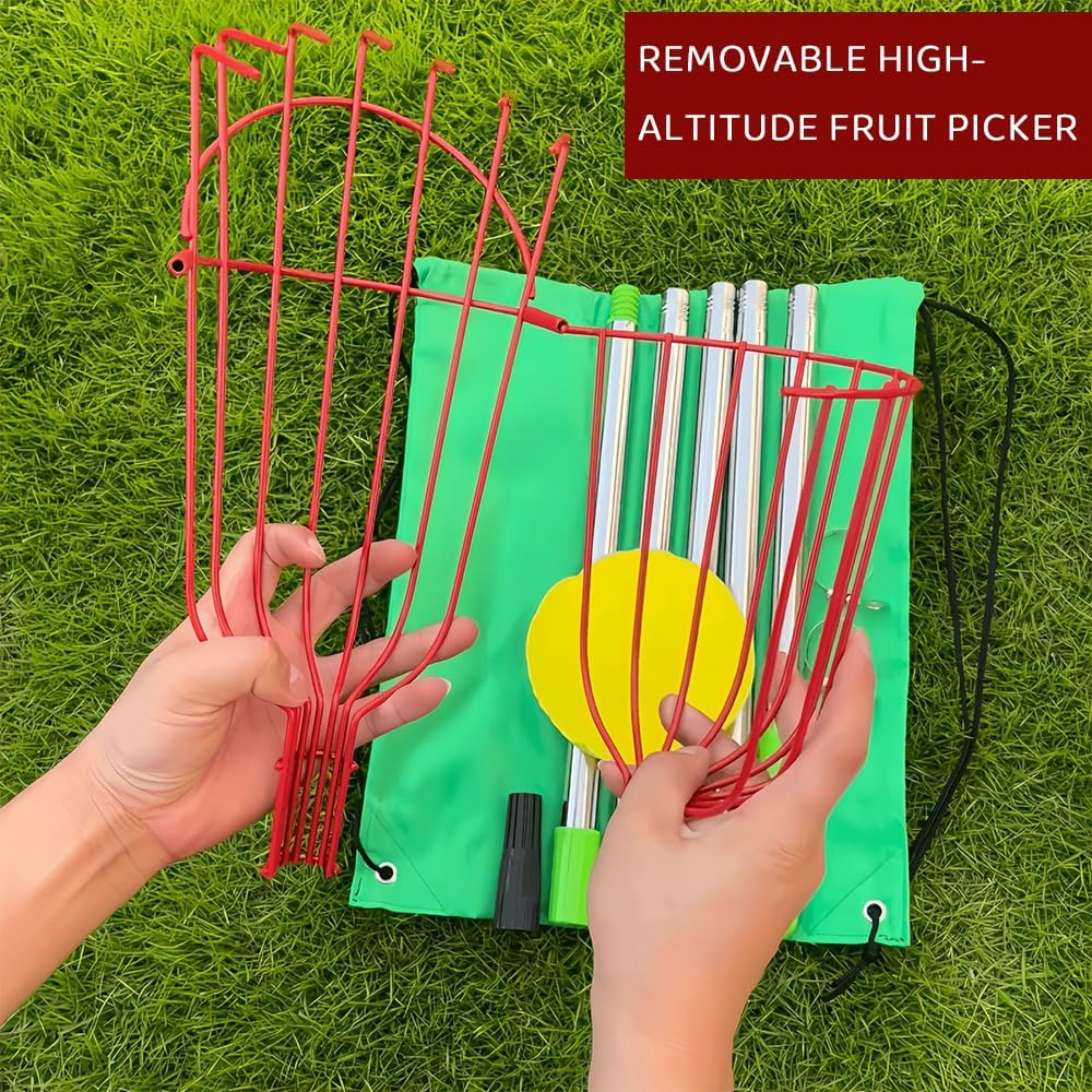 2-Pack Fruit Picker Head &ndash; Durable Harvesting Tool with Foam Cushion for Easy Fruit Picking &ndash; Ideal for Oranges, Avocados, Apples & More (Rod Not Included, Red) image number 6