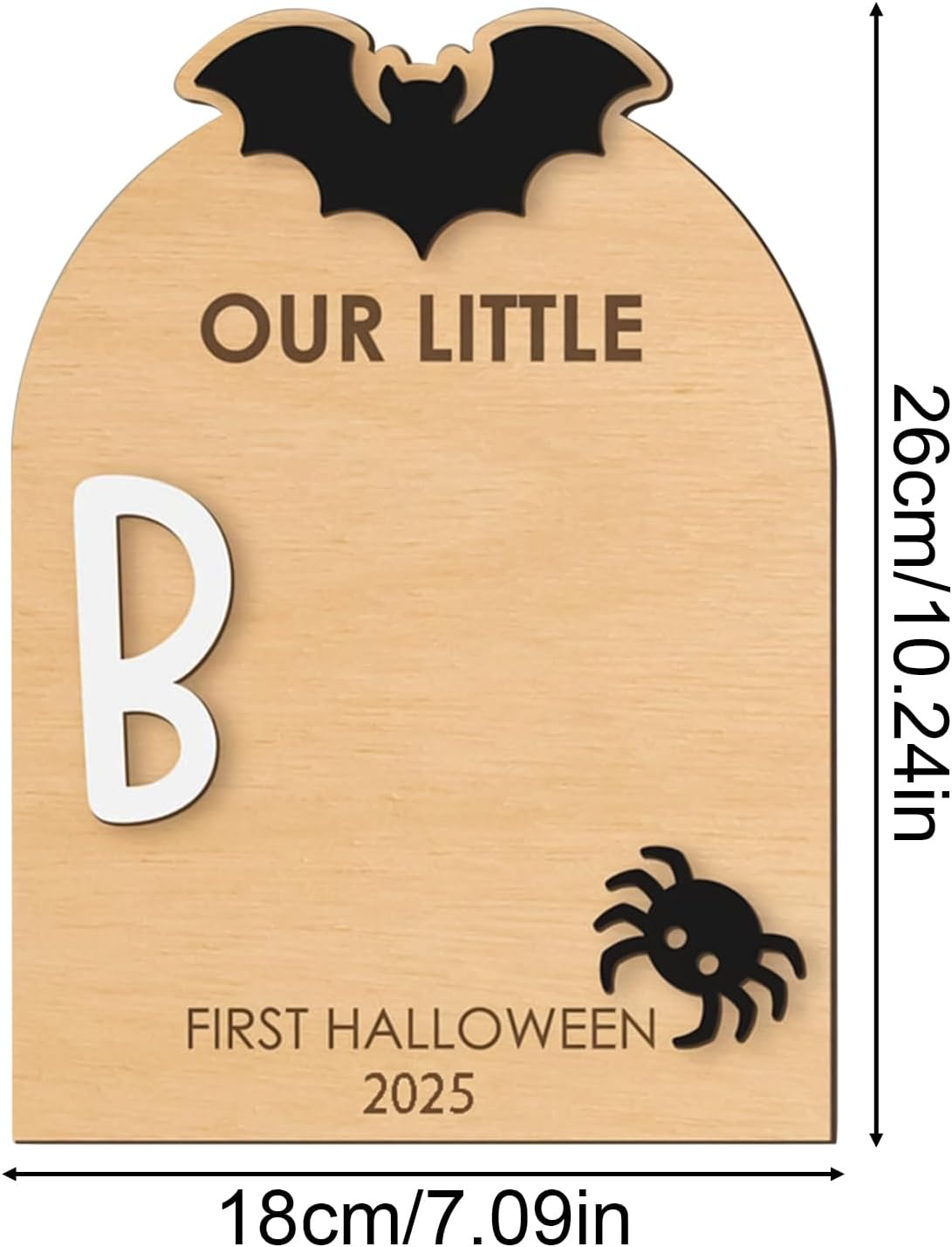 Baby Hand and Footprint Kit,Halloween Footprint or Handprint Art Sign - Craft Kit with Ink Pad Hand Ornament for Birth Shower Mom Dad Kids Family, Christmas Halloween Nursery - Bat image number 6