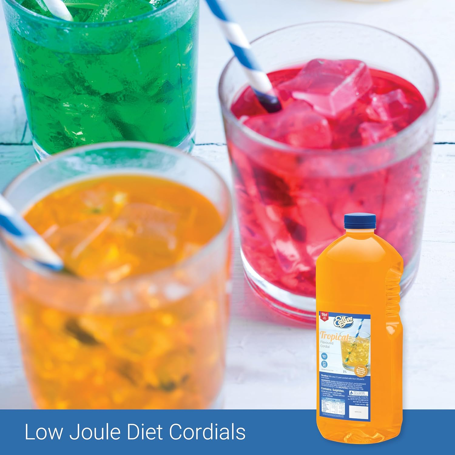 Edlyn Traditional Diet Tropical Cordial 2 Litre