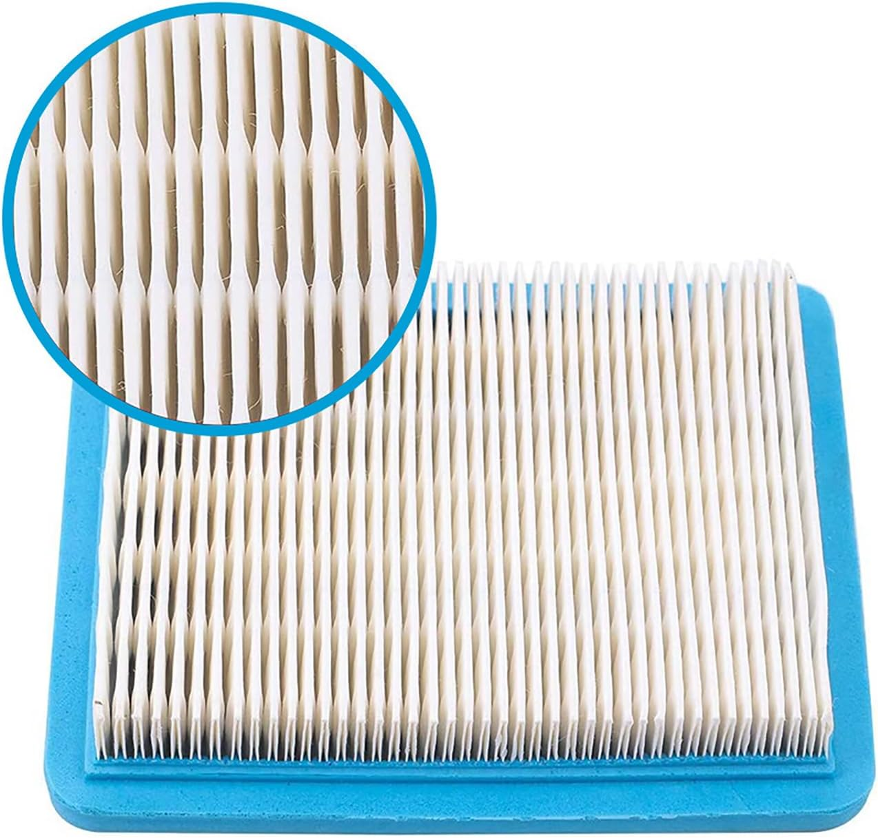 Air Filter with Spark Plug Kit Compatible with Briggs and Stratton Quantum Motors 121700