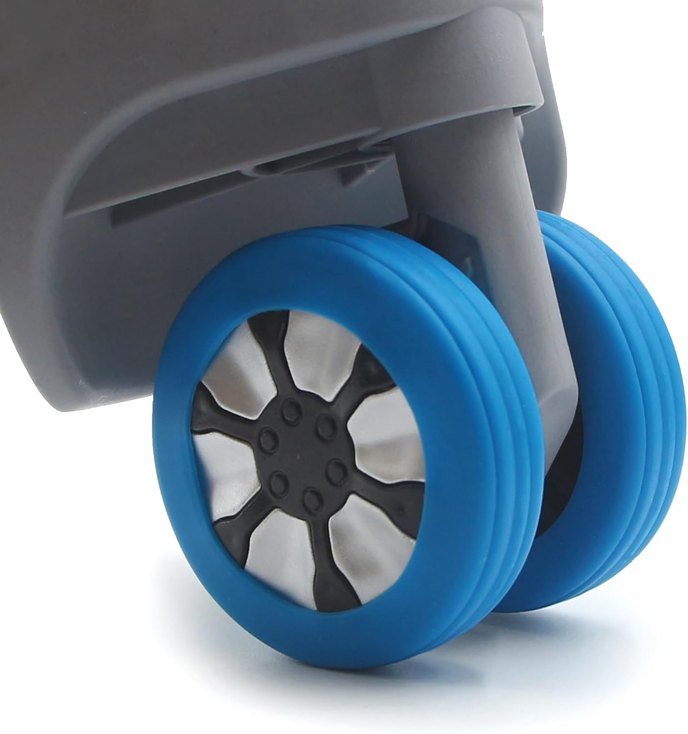 Uinhuine 9Pack Luggage Suitcase Wheels Cover for Most 8-Spinner Wheels Luggage Sets - Pink, 2-3Inch, Colorful Wheel Protector