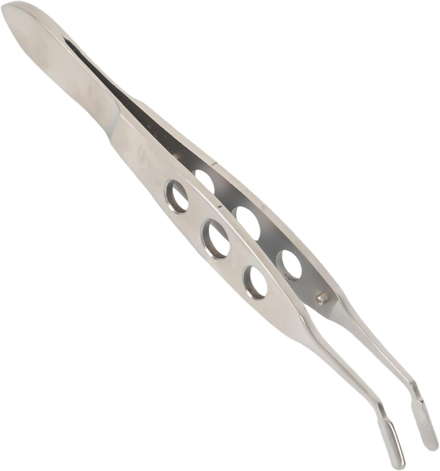 Luzcauwy Eyelid Massage Tool - Professional Stainless Steel Eye Beauty Tweezers for Relaxation - Smooth Square Head Eye Spa Accessory for Daily Care (10Cm) image number 5