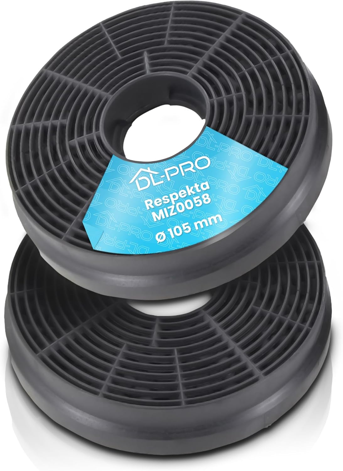 Dl-Pro 2 X Carbon Filter Activated Carbon Filter for Respekta MIZ0058 MIZ 0058 PKM CF130 Candy 49040890 35602288 Cooker Hood image number 5